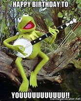 Image result for Kermit the Frog Memes Happy Birthday