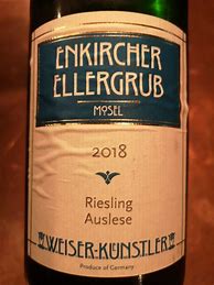 Image result for Weiser Kunstler Enkircher Ellergrub Riesling Auslese GK