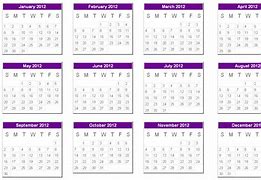Image result for 2012 Calendar Year Printable