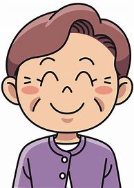 Image result for Smiling Old Lady Cartoon