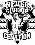 Image result for John Cena Clip Art Never Give Up