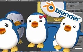 Image result for Penguin Animated Blender