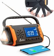 Image result for Solar Powered Radio with Phone Charger