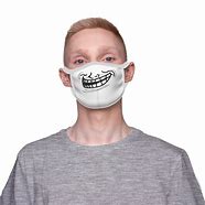 Image result for Meme Crying Troll Face Mask