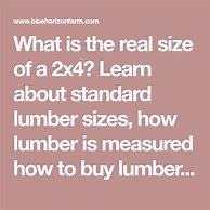 Image result for Actual Size of 2X4 Lumber