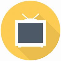 Image result for Flat TV Icon Black