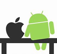 Image result for Android and Apple Sitting Together