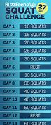 Image result for 30-Day 100 Squat Challenge Printable