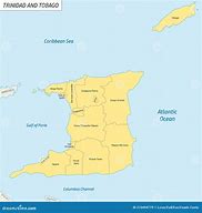 Image result for Political Map of Trinidad