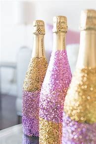 Image result for Glitter Champagne Bottle