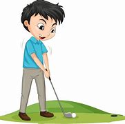 Image result for Teenager Golfer Cartoon