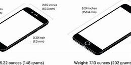 Image result for Apple iPhone 8 Size