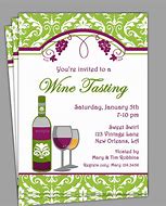 Image result for Wine Birthday Party Invitations Blank Card Template