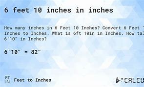 Image result for 6 Feet 10 Inches