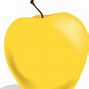 Image result for Half Yellow Apple Clip Art