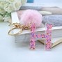 Image result for Silicon Bead Letter Keychain