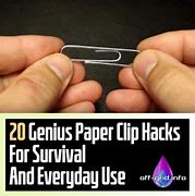Image result for Large Wood Paper Clip Hack