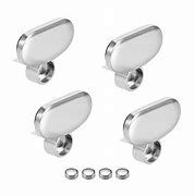Image result for Glass Wall Mount Clips