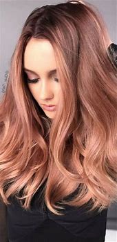 Image result for Rose Gold Hair Color Dye