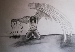 Image result for Girl with Broken Wings Drawing