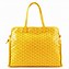 Image result for Yellow Goyard Bag