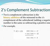 Image result for Subtract 21 From 35 Using 2s Complement