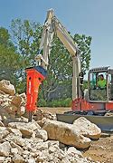 Image result for Excavator Hammer Attachment