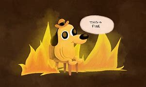 Image result for This Is Fine Cold Meme