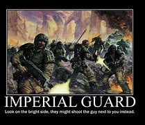 Image result for Imperial Guard 40K Meme