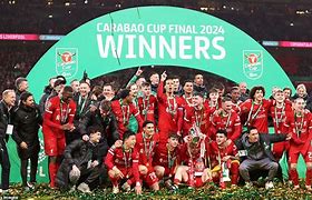 Image result for Liverpool Celebrating Carabao Cup Final