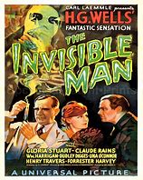 Image result for The Invisible Man 1933 DVD Poster