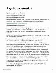 Image result for Psycho-Cybernetics Book