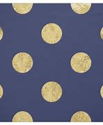 Image result for Blue and Gold Polka Dots