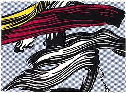 Image result for Roy Lichtenstein Brushstroke