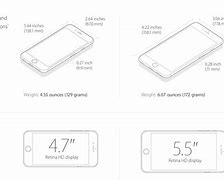 Image result for iPhone 8 Size Compared to iPhone 6 Plus