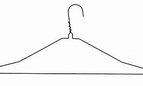Image result for Coat Hanger Drawing