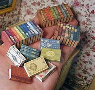 Image result for Miniature Row of Books