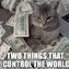 Image result for Cat with Wallet No Money Meme