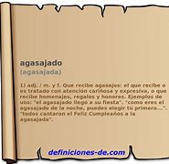 Image result for agasajado