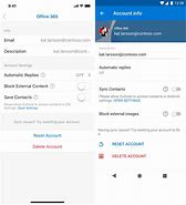 Image result for Settings On Outlook Mobile App iPhone