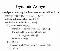 Image result for Dynamic Array