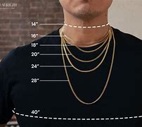 Image result for All Chain Sizes On a Person