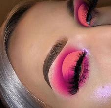 Image result for Neon Pink Makeup