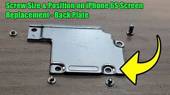 Image result for Screen iPhone 6s Screw Chart
