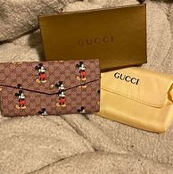 Image result for Mickey Mouse Gucci Wallet