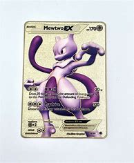 Image result for Mewtwo Golden Pokemon Card