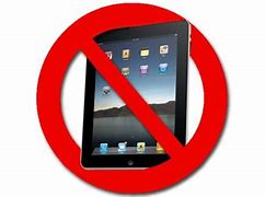 Image result for No iPad Cartoon Image