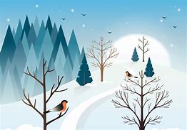 Image result for Cartoon Landscape Drawing Winter
