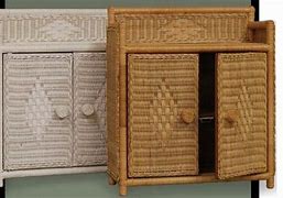 Image result for Bathroom Wall Cabinets Rattan