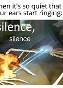 Image result for Silence Warmonger Meme
